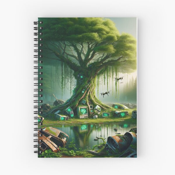 Item preview, Harmony in Nature - Technological Reclamation designed and sold by Newpixelland.
