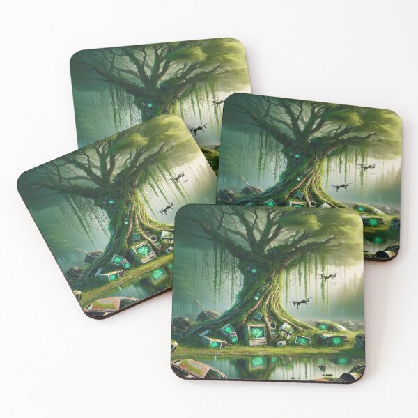 Item preview, Harmony in Nature - Technological Reclamation designed and sold by Newpixelland.