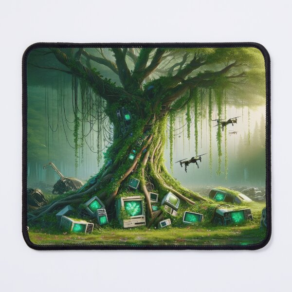 Item preview, Harmony in Nature - Technological Reclamation designed and sold by Newpixelland.