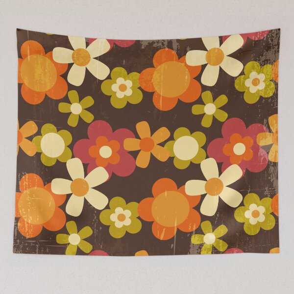Item preview, Retro Flower designed and sold by Meikis.