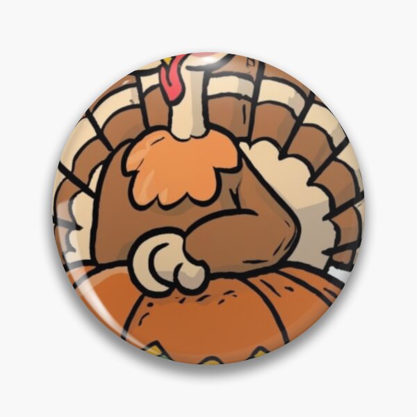Item preview, Turkey sits on the pumpkin designed and sold by SimonNegle.
