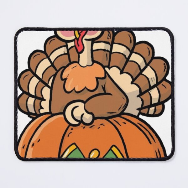 Item preview, Turkey sits on the pumpkin designed and sold by SimonNegle.