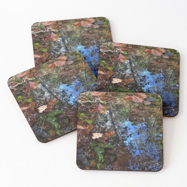 Item preview, Blue Sky Reflected Among Autumn Leaves designed and sold by TwistedP-Photos.