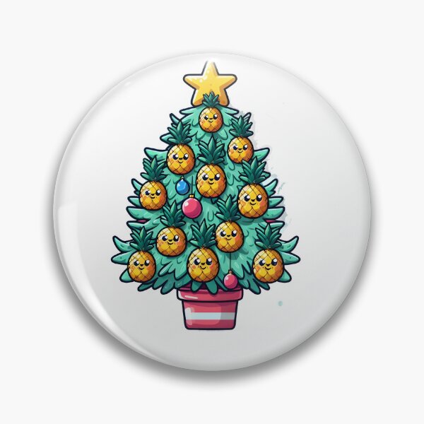 Item preview, Pineapple Christmas Tree funny christmas designed and sold by GalaxyGraffiti.