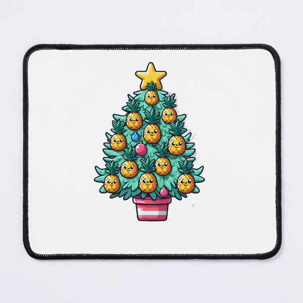 Item preview, Pineapple Christmas Tree funny christmas designed and sold by GalaxyGraffiti.