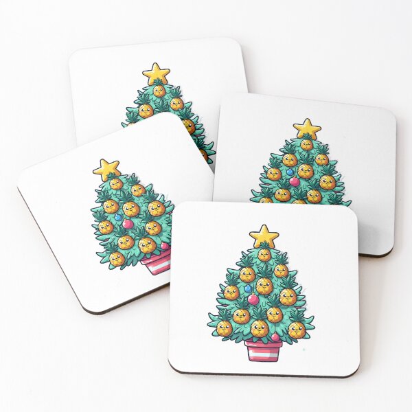 Item preview, Pineapple Christmas Tree funny christmas designed and sold by GalaxyGraffiti.