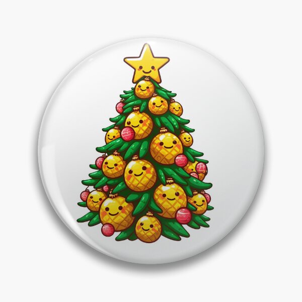 Item preview, Pineapple Christmas Tree funny christmas designed and sold by GalaxyGraffiti.