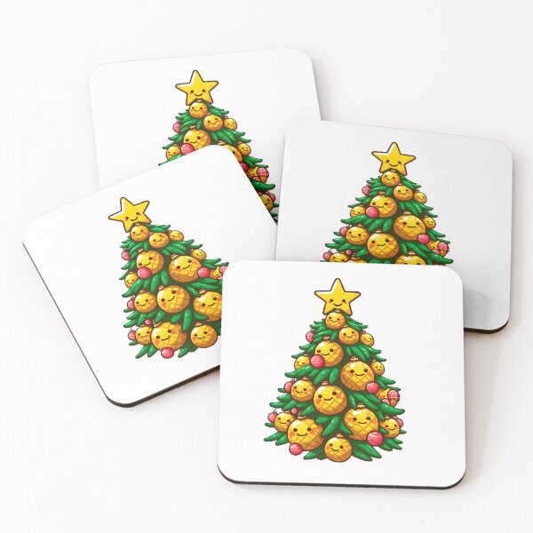 Item preview, Pineapple Christmas Tree funny christmas designed and sold by GalaxyGraffiti.
