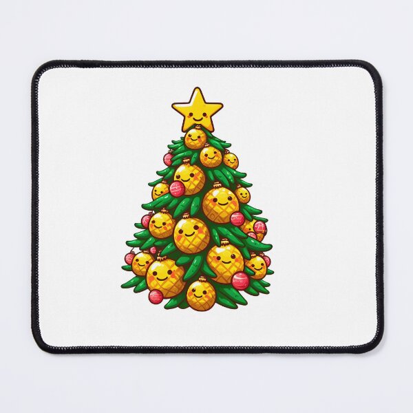 Item preview, Pineapple Christmas Tree funny christmas designed and sold by GalaxyGraffiti.
