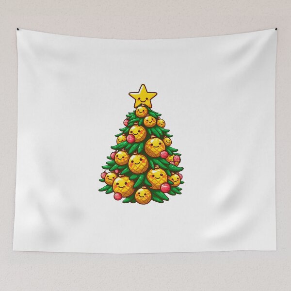 Item preview, Pineapple Christmas Tree funny christmas designed and sold by GalaxyGraffiti.