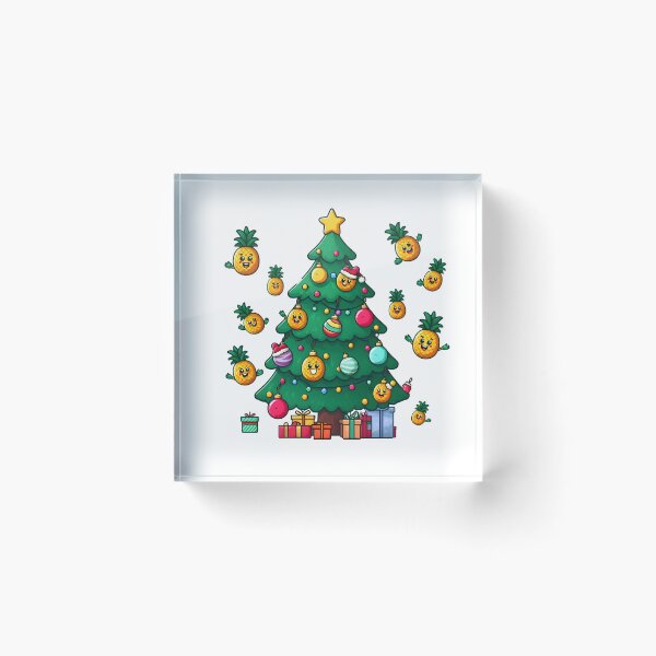 Item preview, Pineapple Christmas Tree funny christmas designed and sold by GalaxyGraffiti.