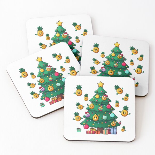 Item preview, Pineapple Christmas Tree funny christmas designed and sold by GalaxyGraffiti.