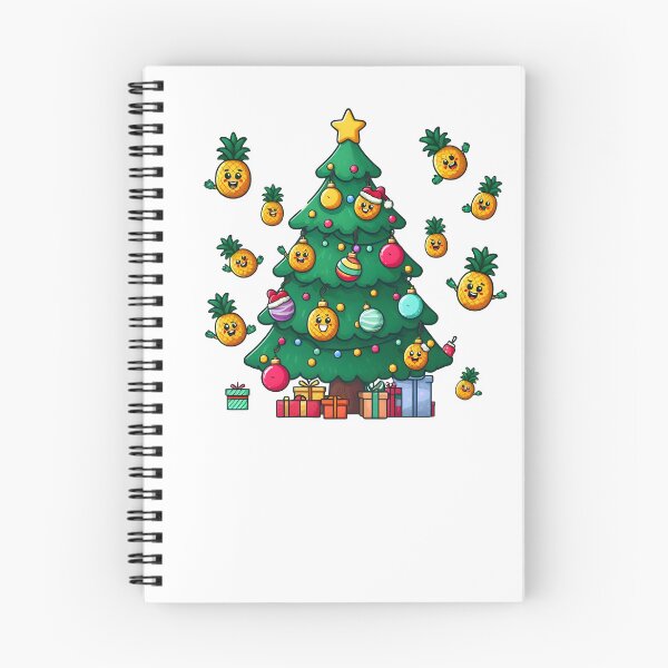 Item preview, Pineapple Christmas Tree funny christmas designed and sold by GalaxyGraffiti.