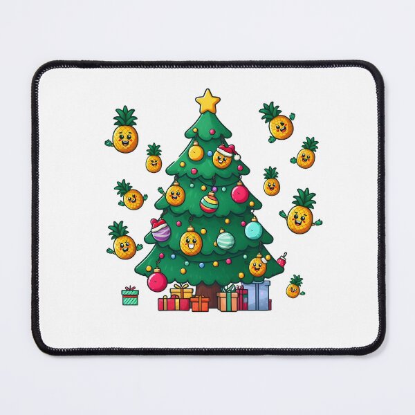 Item preview, Pineapple Christmas Tree funny christmas designed and sold by GalaxyGraffiti.