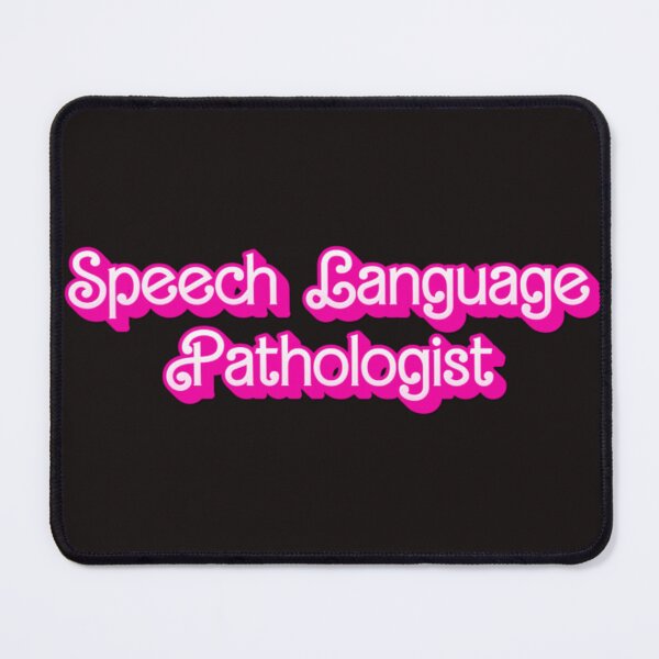 Item preview, Speech Language Pathologist SLP Speech Therapy Woman Pink designed and sold by DigitalMaestro.