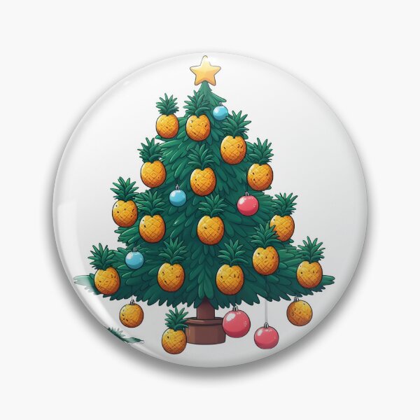 Item preview, Pineapple Christmas Tree funny christmas designed and sold by GalaxyGraffiti.
