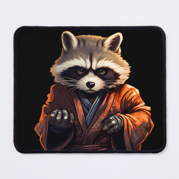 Item preview, Kung Fu Trash Panda Raccoon designed and sold by Anbe_design.