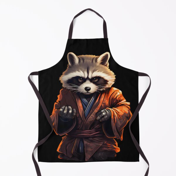 Item preview, Kung Fu Trash Panda Raccoon designed and sold by AngelinaBezm.