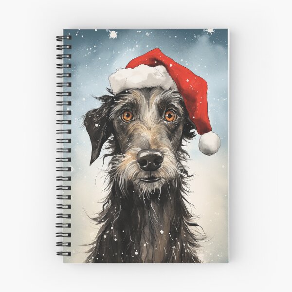 Artikelvorschau, Ein Hirschhund, der denkt, er sei der Weihnachtsmann entworfen und verkauft von aghnadarragh.