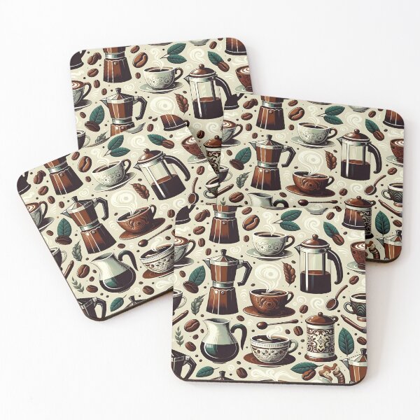 Item preview, Aromatic Brew Coffee Pattern designed and sold by RuyaFab.