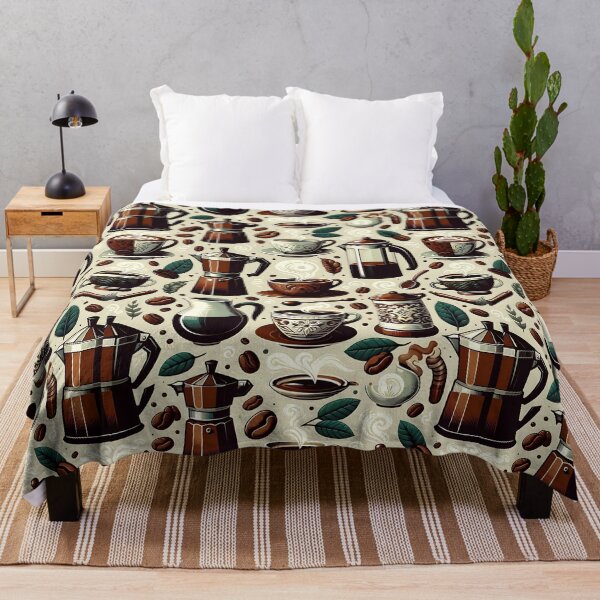 Item preview, Aromatic Brew Coffee Pattern designed and sold by RuyaFab.
