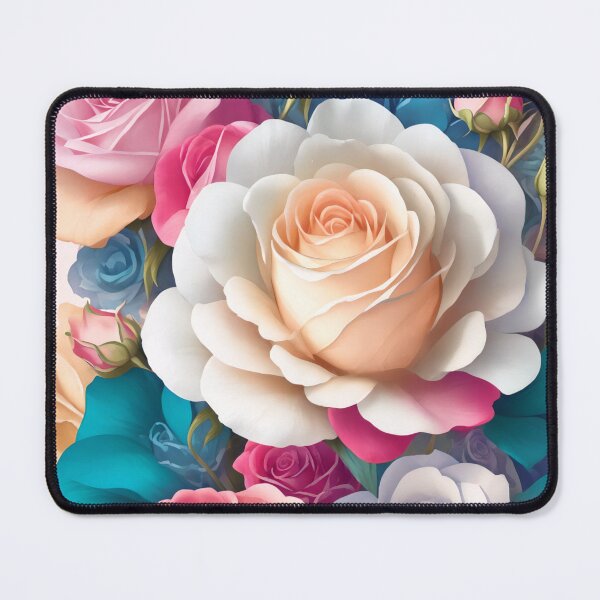 Item preview, Vibrant 3D Flower Sticker: Colorful Floral Fantasy in 4K Resolution (97) designed and sold by WASjourney.