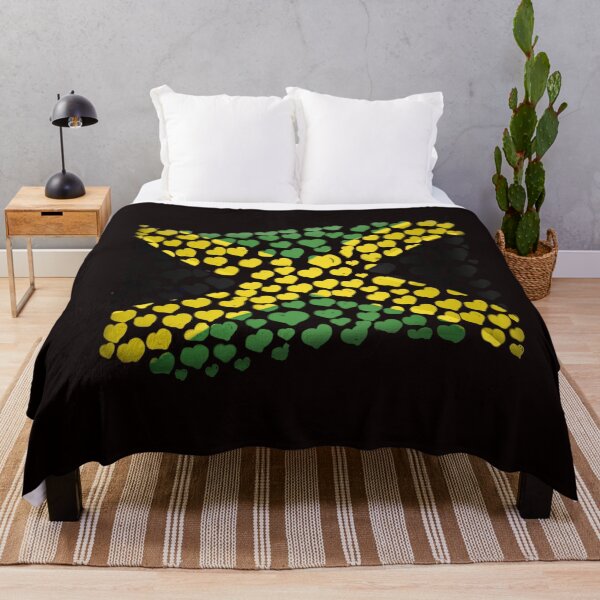 Item preview, Jamaica | Jamaican Flag Colors Black Green Gold | hearts designed and sold by Artonmytee.
