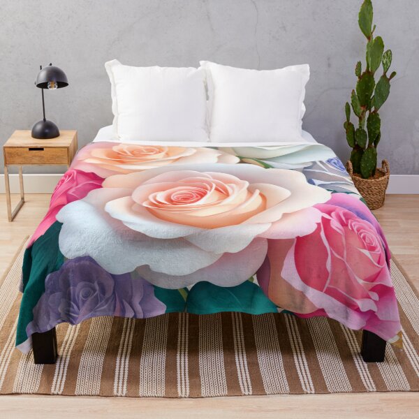 Item preview, Fantasy Flower Sticker: Vibrant 3D Floral Art in 4K Resolution (98) designed and sold by WASjourney.