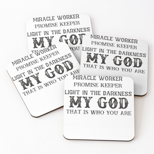 Item preview, Way Makes Miracle Worker Promise Keeper Light in the Darkness My God That is Who You Are designed and sold by EmiAndMike.