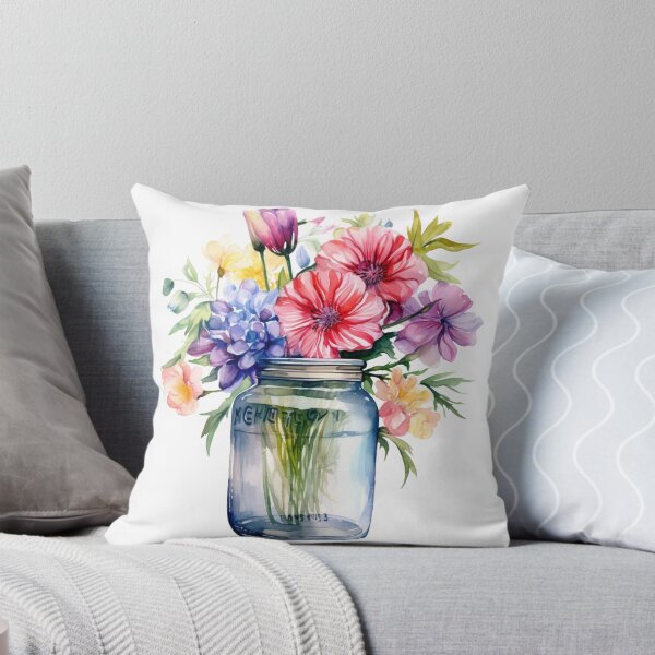 Item preview, Flowers in a Jar designed and sold by Sketch-Shack.