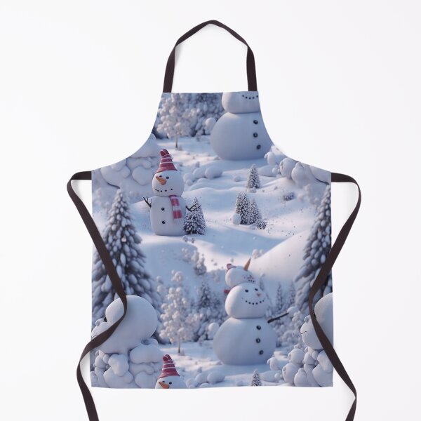 Aperçu de l'œuvre Snowmen Tiled Pattern créée et vendue par Yogimeister.