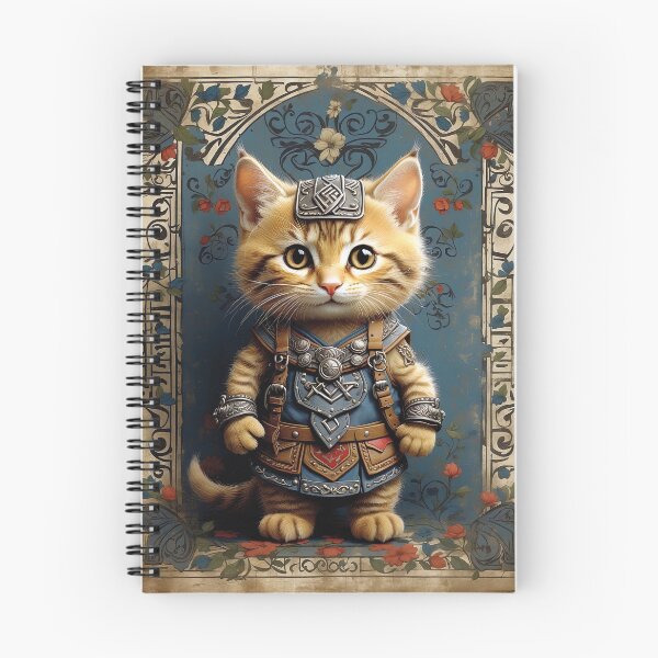 Item preview, Nordic Cat in Viking Style designed and sold by AntiqueArtworks.