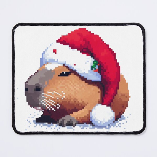 Item preview, christmas capybara designed and sold by Animalia-.