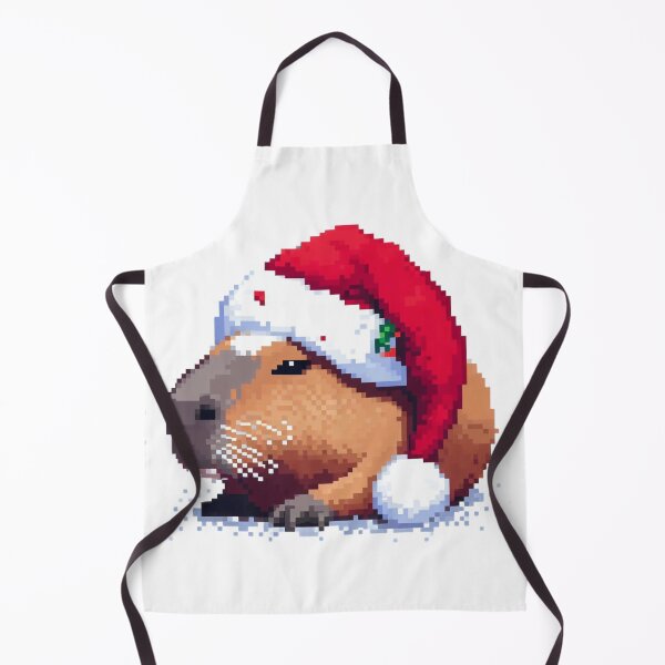 Item preview, christmas capybara designed and sold by Animalia-.