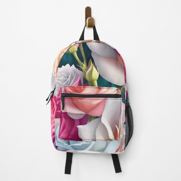 Item preview, Colorful 3D Flower Sticker: Vibrant Fantasy Floral Art in 4K (99) designed and sold by WASjourney.