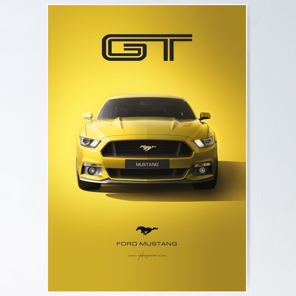 Item preview, Ford Mustang GT Triple Yellow designed and sold by The Motor Gallery.