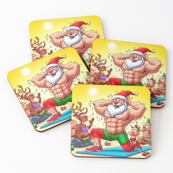 Item preview, Las divertidas aventuras de Papá Noel en el gimnasio: cuando el Polo Norte se encuentra con las mancuernas designed and sold by AIStoore.