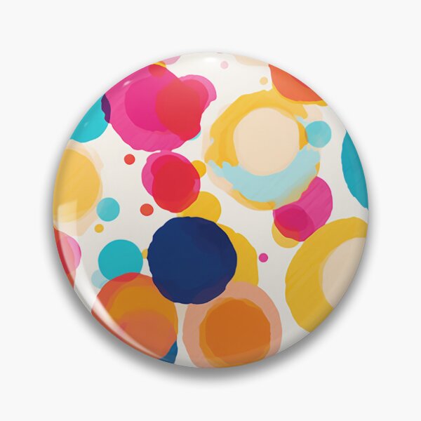 Item preview, Abstract Circular Fusion: Multicolored Oil Paint Layers, Minimalism designed and sold by Moonlit-Forest.