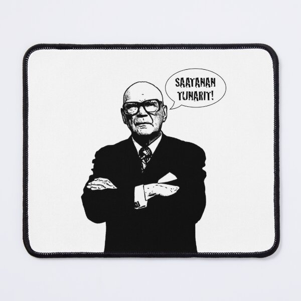 Item preview, Determined Urho Kekkonen Pop Art Print - Saatanan Tunarit! designed and sold by ShobulousStudio.
