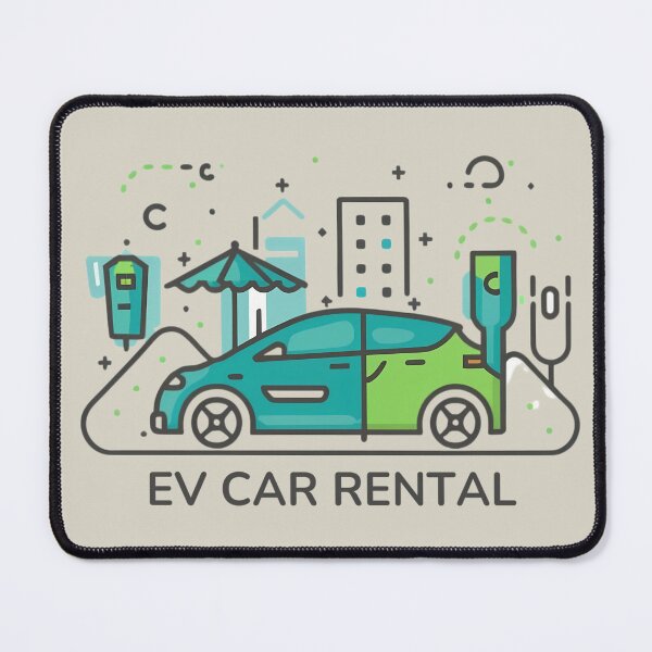 Artikelvorschau, Elektroauto-Mietwagen entworfen und verkauft von FlexYourMind.