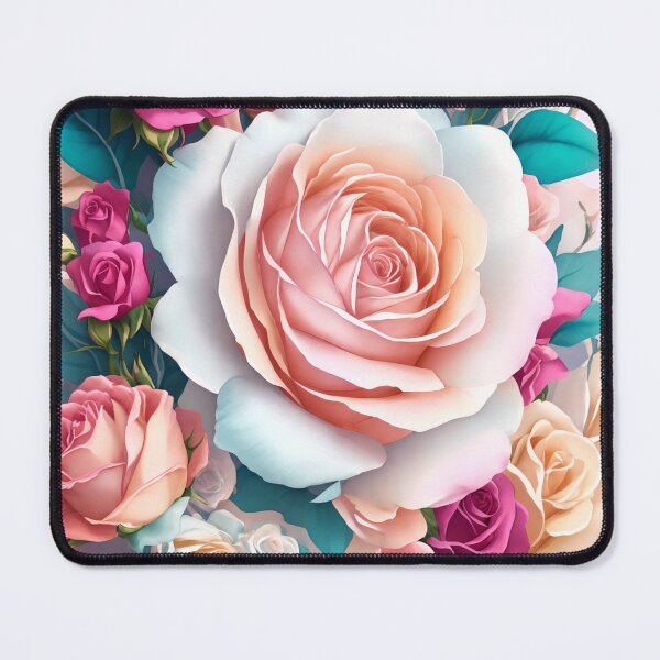 Item preview, Vibrant 3D Flower Sticker: Colorful Floral Fantasy in 4K (100) designed and sold by WASjourney.