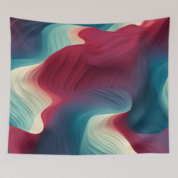 Item preview, Sweeping Waves of Chromatic Elegance designed and sold by VectorPlace.