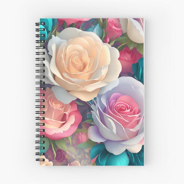 Item preview, Enchanting 3D Floral Sticker: Vibrant Fantasy Blooms in 4K Resolution (101) designed and sold by WASjourney.