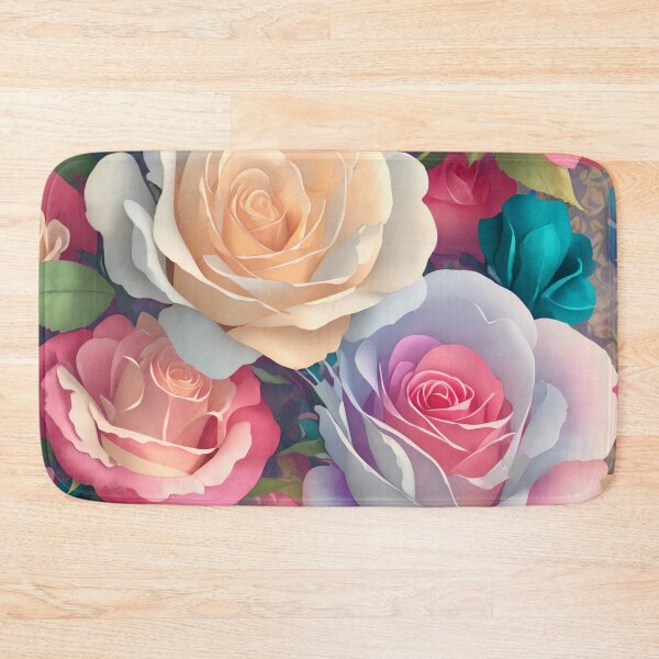 Item preview, Enchanting 3D Floral Sticker: Vibrant Fantasy Blooms in 4K Resolution (101) designed and sold by WASjourney.
