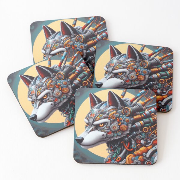 Item preview, Robot wolf designed and sold by Donkey's Salad.