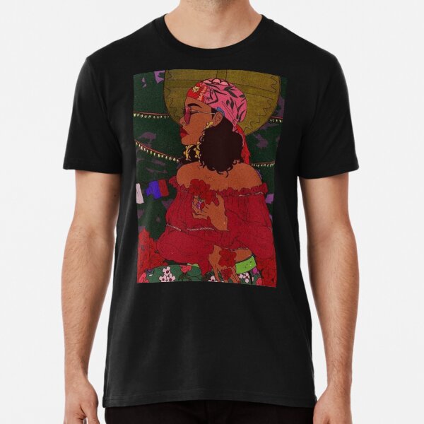 Rihanna Wild Thoughts Drawing Premium T-Shirt