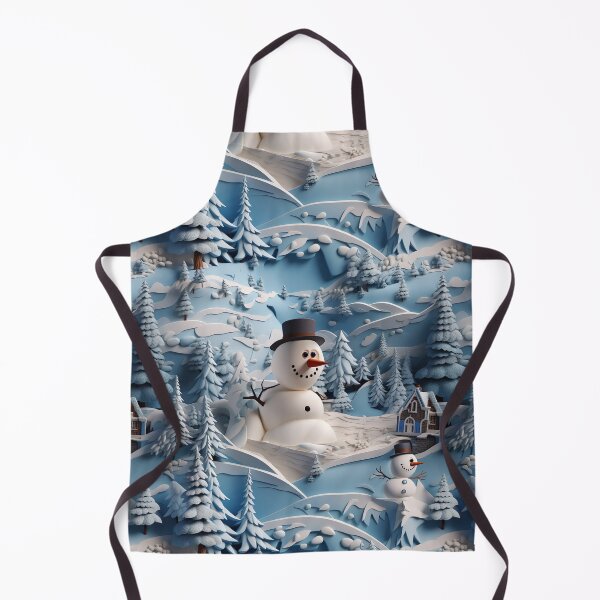 Aperçu de l'œuvre Snowmen Tiled Pattern créée et vendue par Yogimeister.