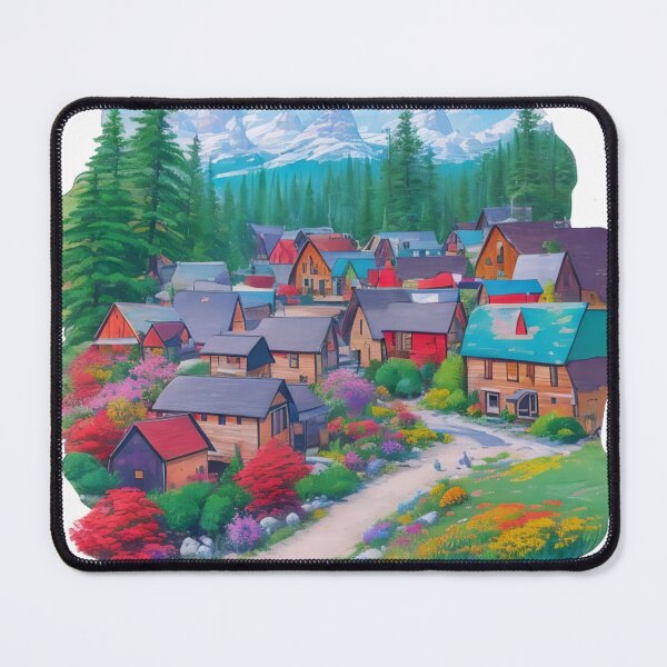 Item preview, Colorful Canadian Village Sticker (102) designed and sold by WASjourney.