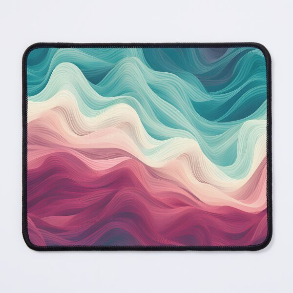 Item preview, Serenity in Wavy Pastel Hues designed and sold by VectorPlace.