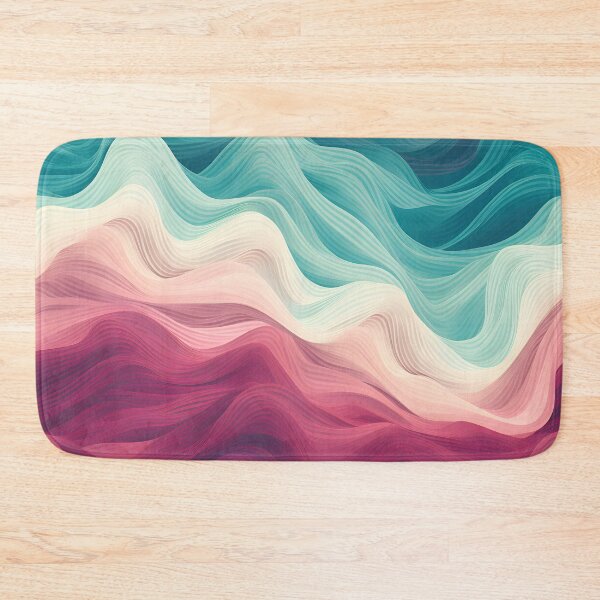 Item preview, Serenity in Wavy Pastel Hues designed and sold by VectorPlace.